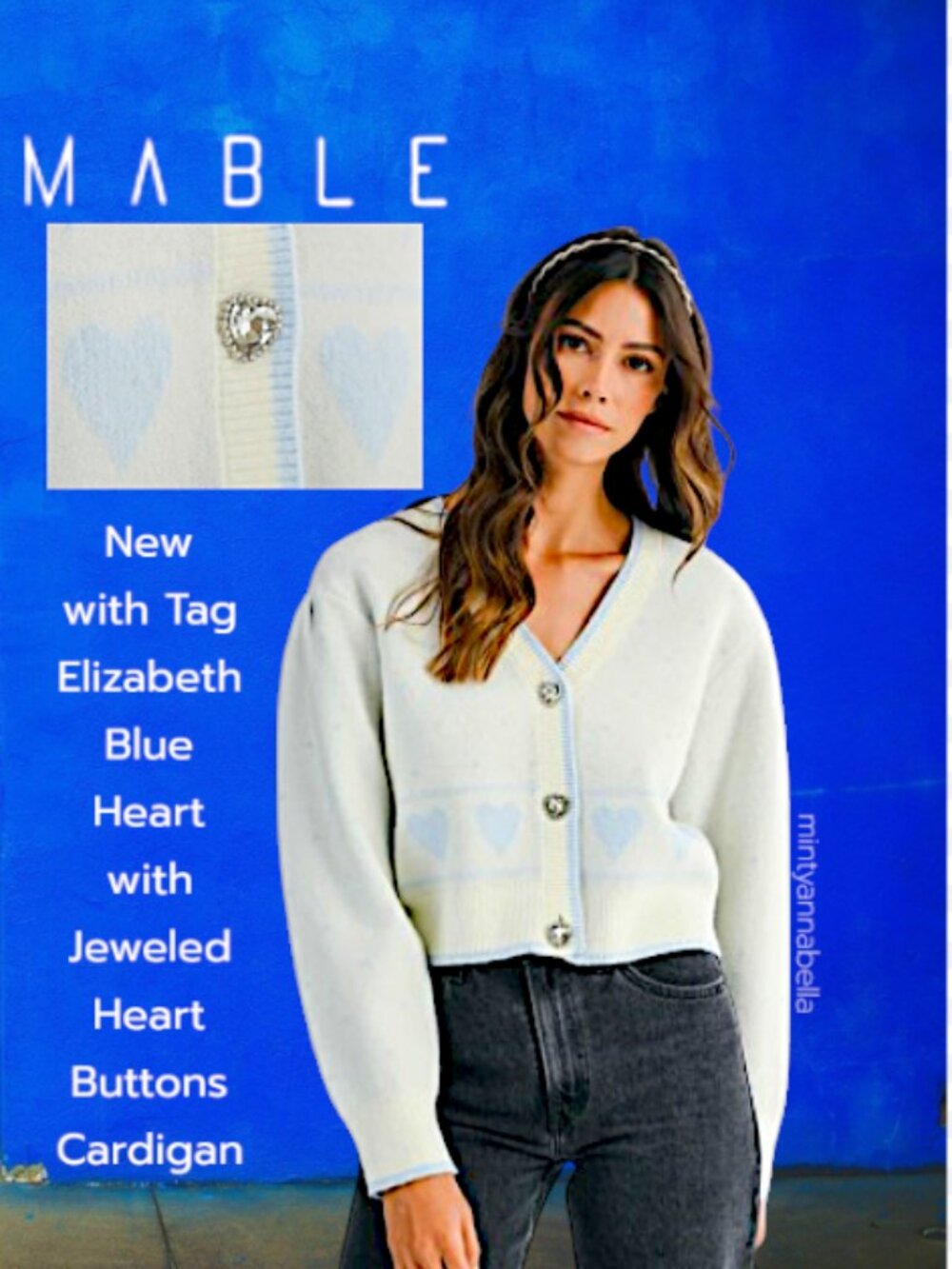 Mabel Elizabeth Jacquard Knit Cardigan